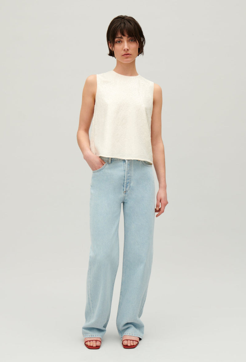 Claudie Pierlot | Top sin mangas con lentejuelas para mujer.