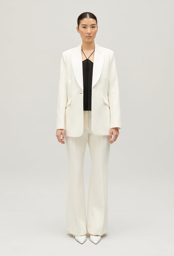 Claudie Pierlot | Chaqueta de sastre bimaterial para mujer.