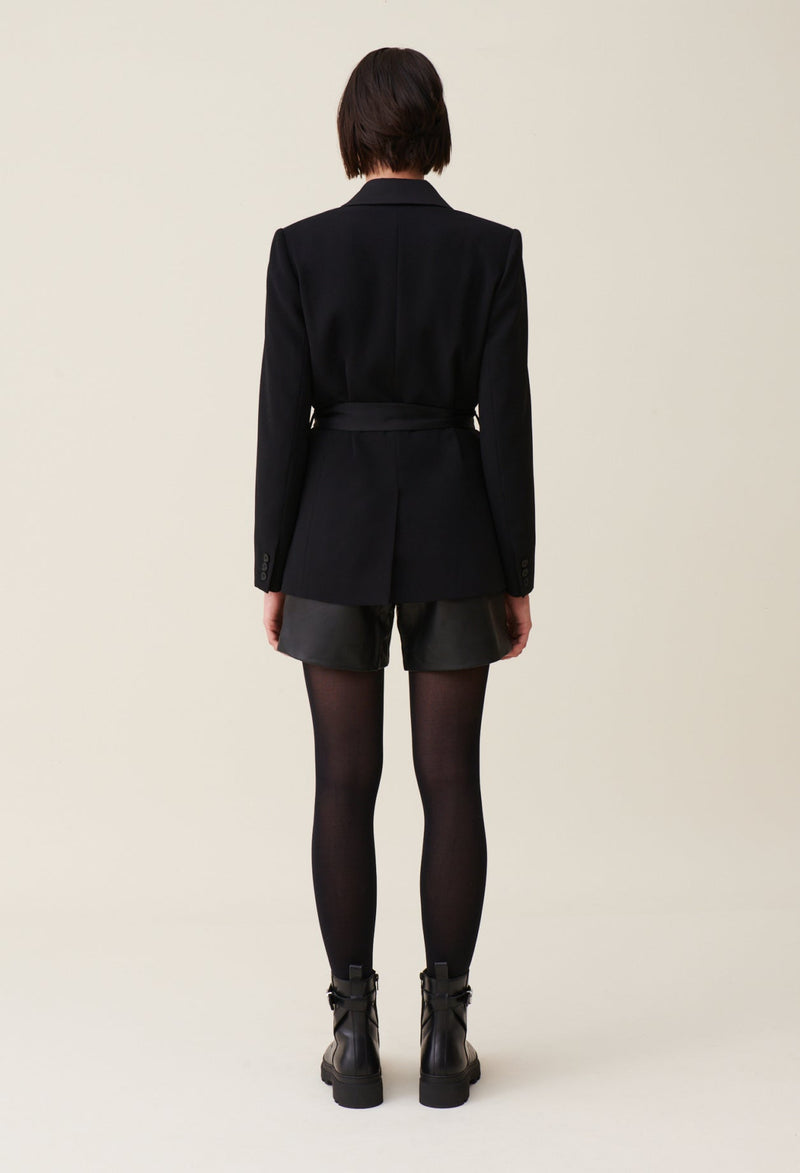 Claudie Pierlot | Chaqueta de traje con cinturón para mujer.