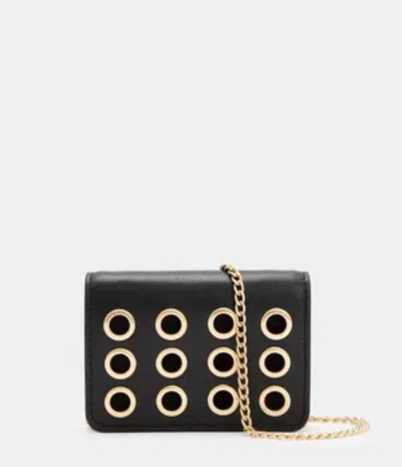 Bolsa cruzada Tallulah Eyelet Negro