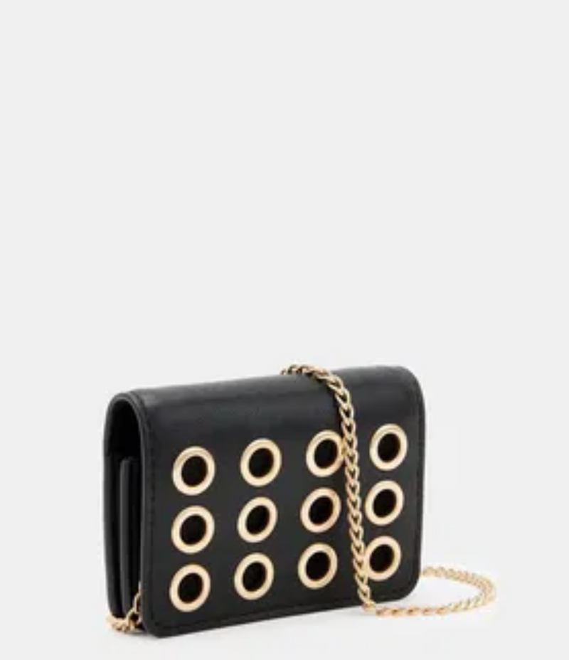 Bolsa cruzada Tallulah Eyelet Negro
