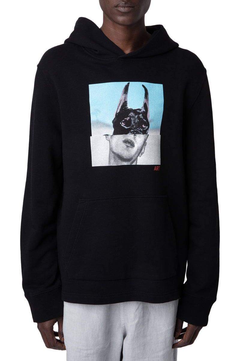 Sudadera Sancho Light Mo Photoprint Negro