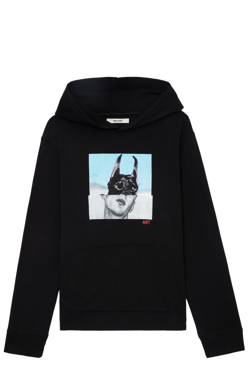 Sudadera Sancho Light Mo Photoprint Negro