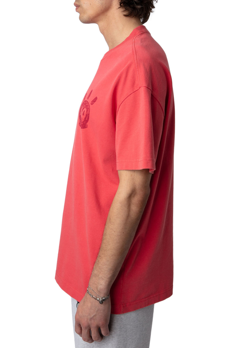 Camiseta Teddy La Skull Paint Amapola