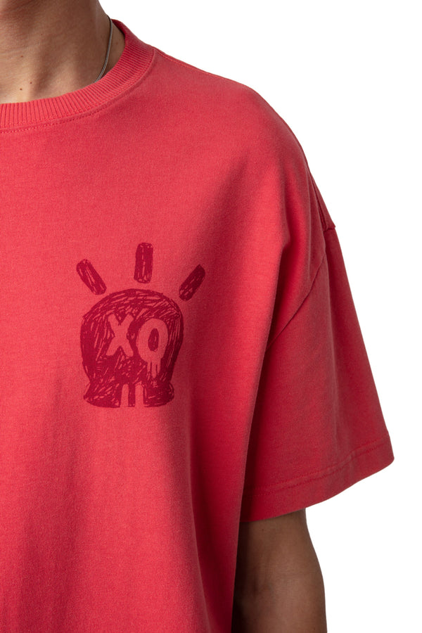 Camiseta Teddy La Skull Paint Amapola