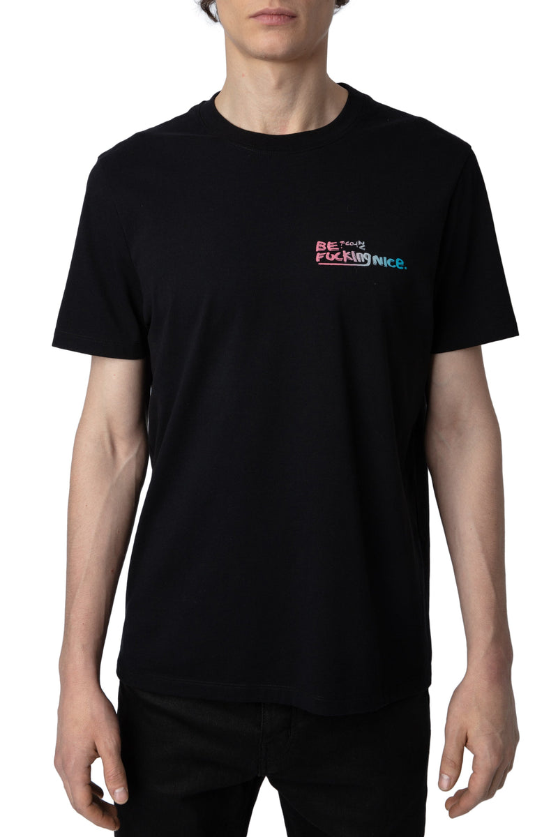 Camiseta Ted Hc Photoprint Grafitti Negro