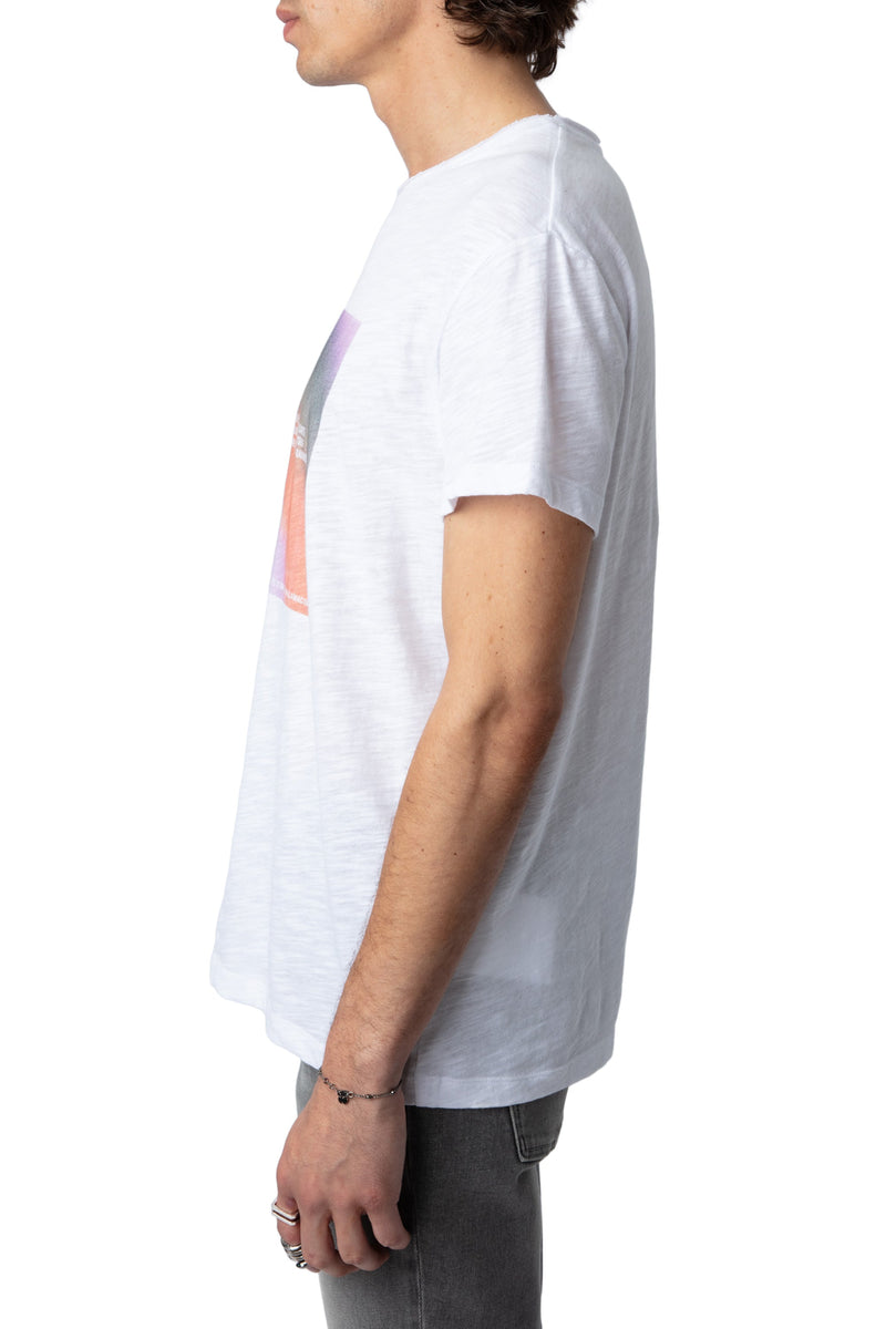 Camiseta Toby Flamme Photoprint T&D Blanco