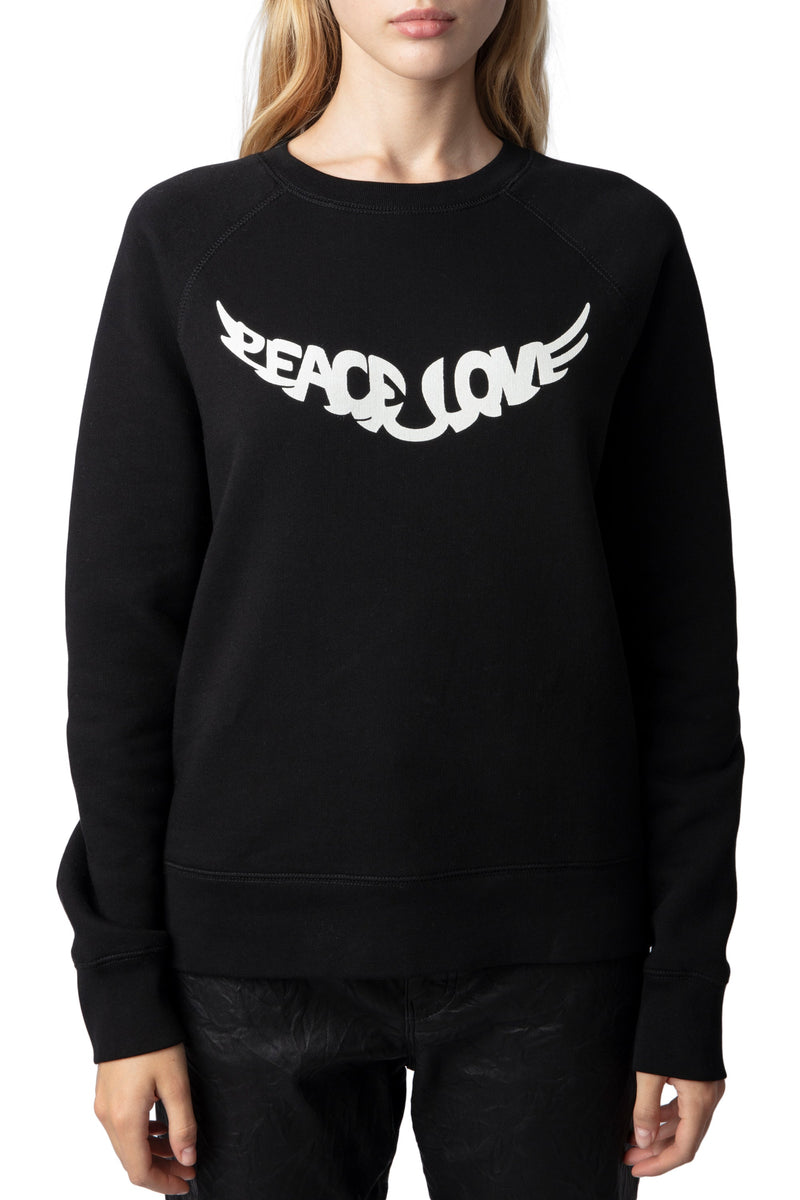 Sudadera Upper Peace Negro