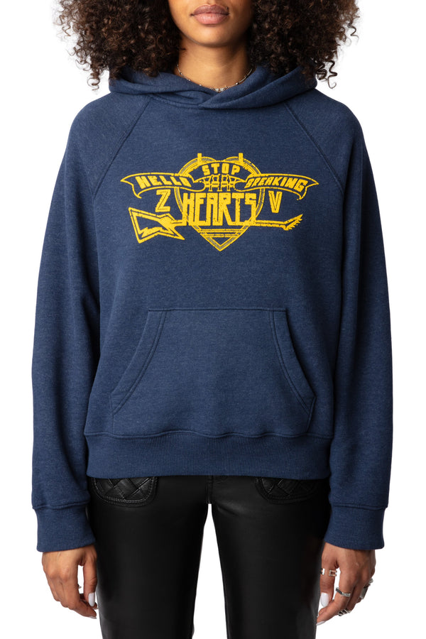Sudadera Georgy Hearts Encre