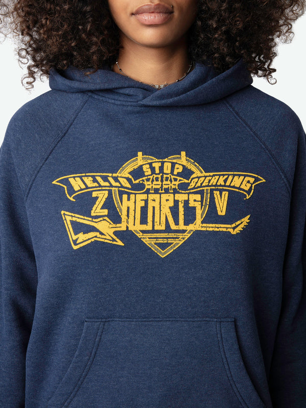 Sudadera Georgy Hearts Encre