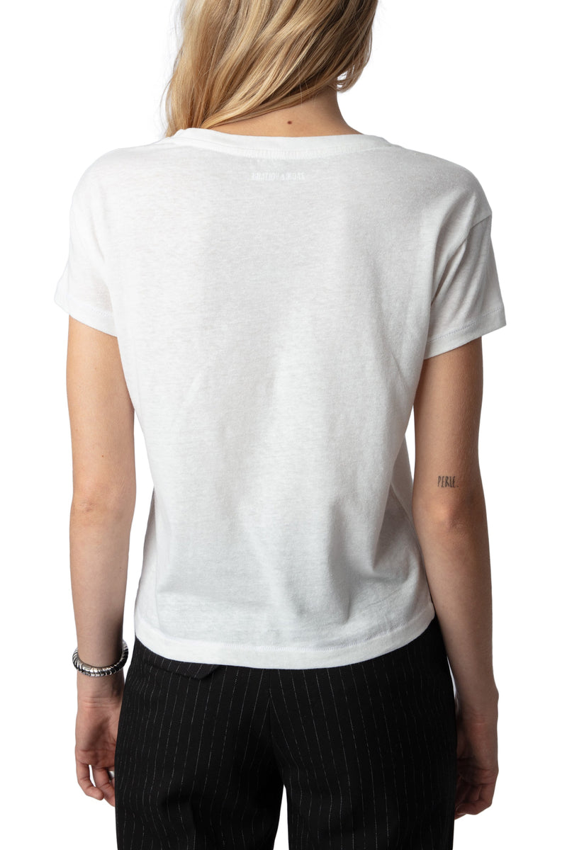 Camiseta Charlotte Cll Zaddicted Blanco