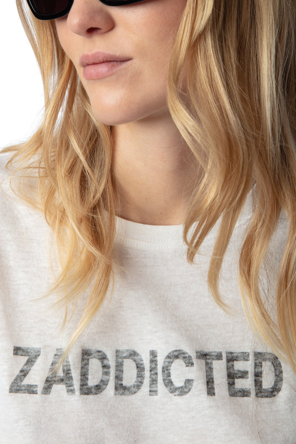 Camiseta Charlotte Cll Zaddicted Blanco