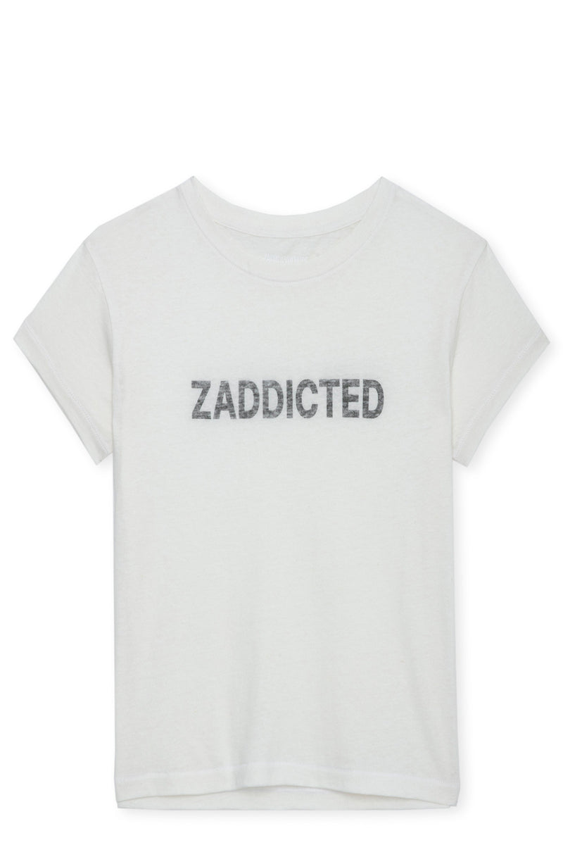 Camiseta Charlotte Cll Zaddicted Blanco