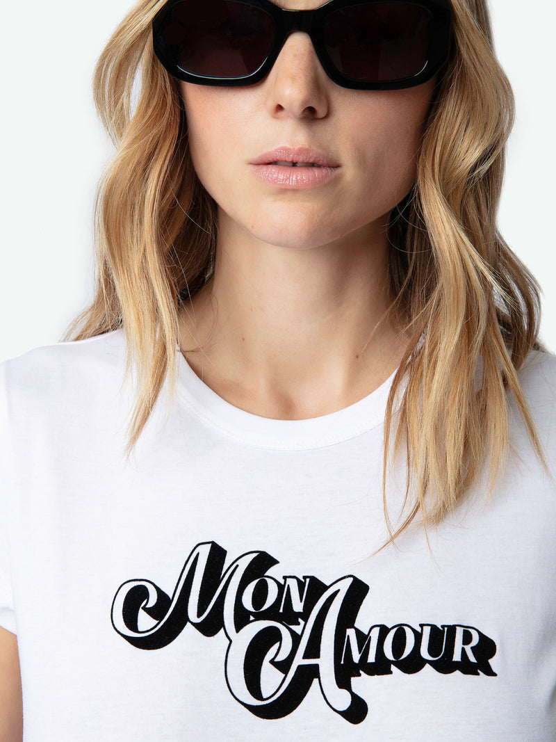 Camiseta Woop Mon Amour Blanco