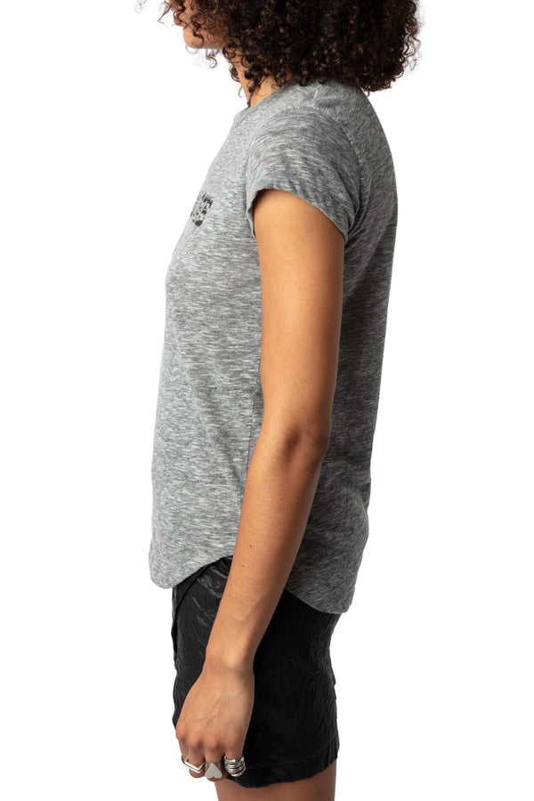 Camiseta Woop Imagine Gris Chine