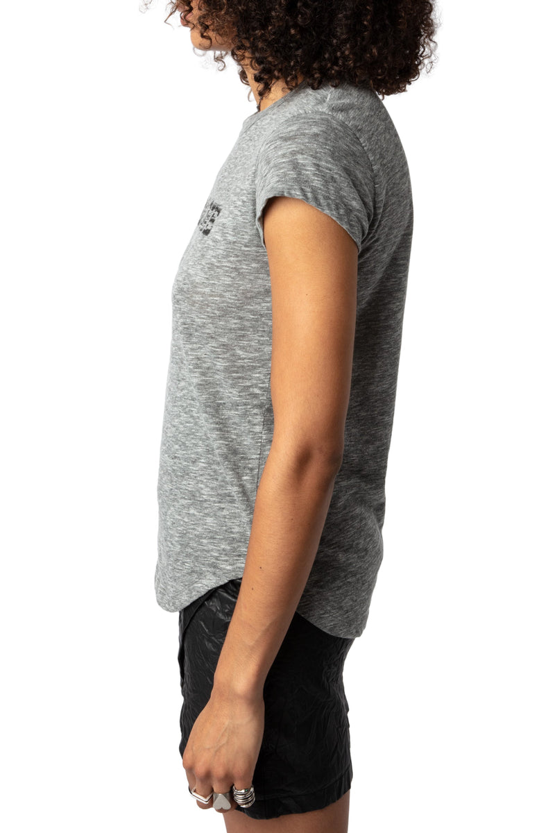 Camiseta Woop Imagine Gris Chine