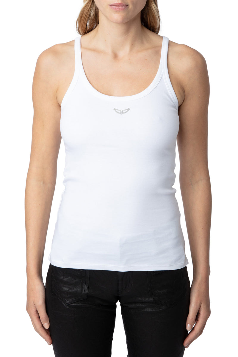 Blusa Alba Wings Bijoux Blanco