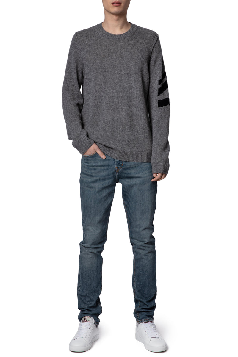 Sweater Kennedy C Arrow Gris Chino