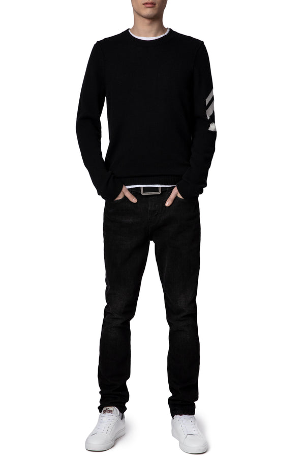 Cardigan Clash Cachemir Negro