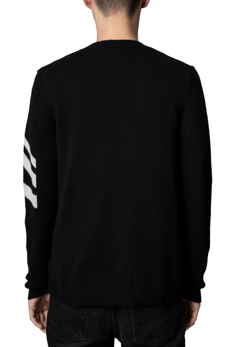 Sweater Kennedy Pull Cachemire Negro