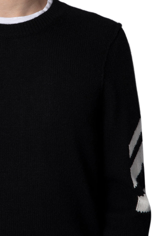 Sweater Kennedy Pull Cachemire Negro