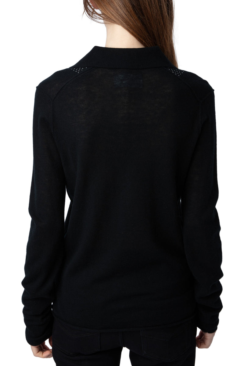 Sweater Sally Strass Noir