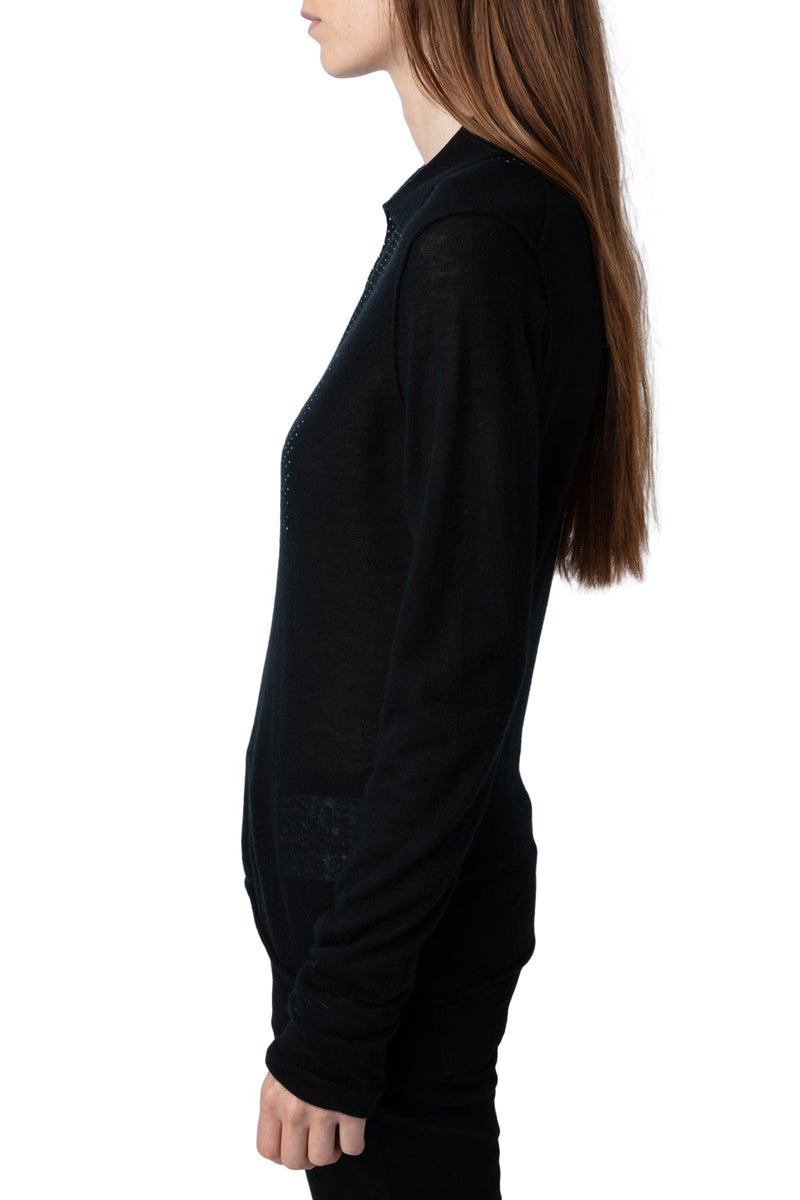 Sweater Sally Strass Noir