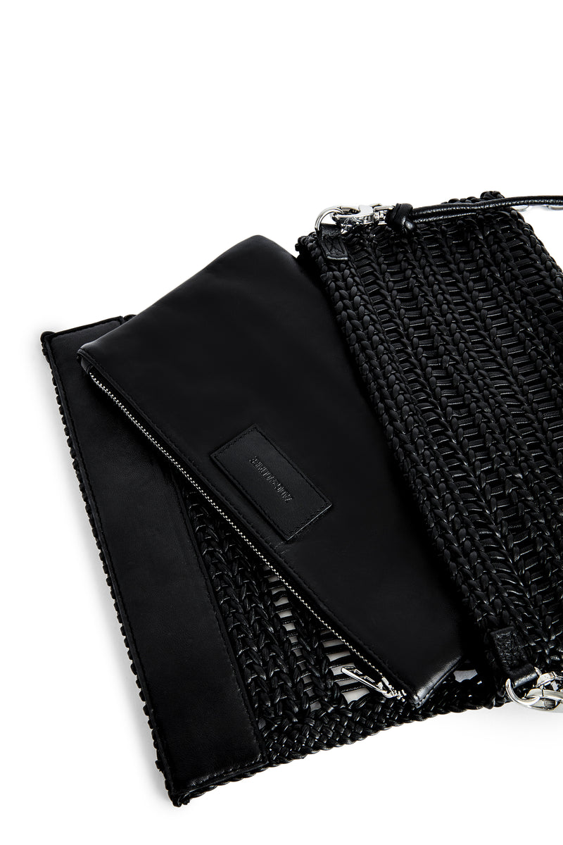 Bolsa Rock Eternal Leather Braiding Negro