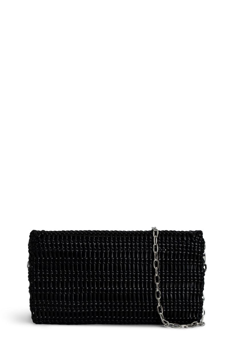 Bolsa Rock Eternal Leather Braiding Negro