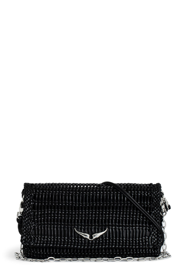 Bolsa Rock Eternal Leather Braiding Negro