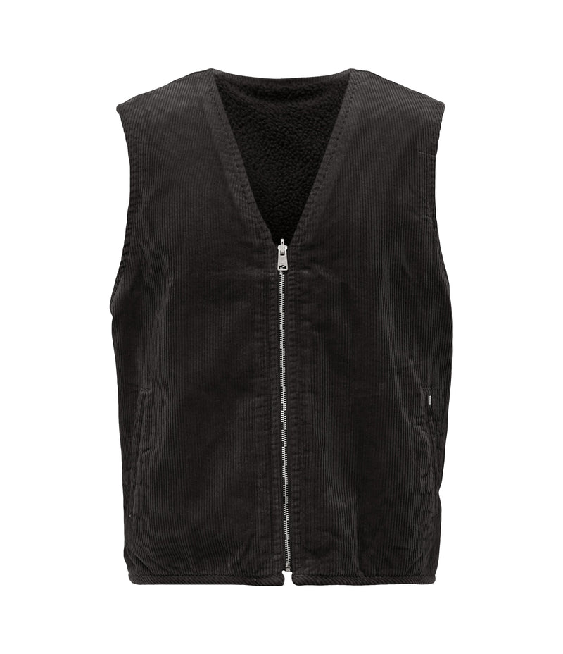 AllSaints | Chaleco Lecco Jet Black para hombre