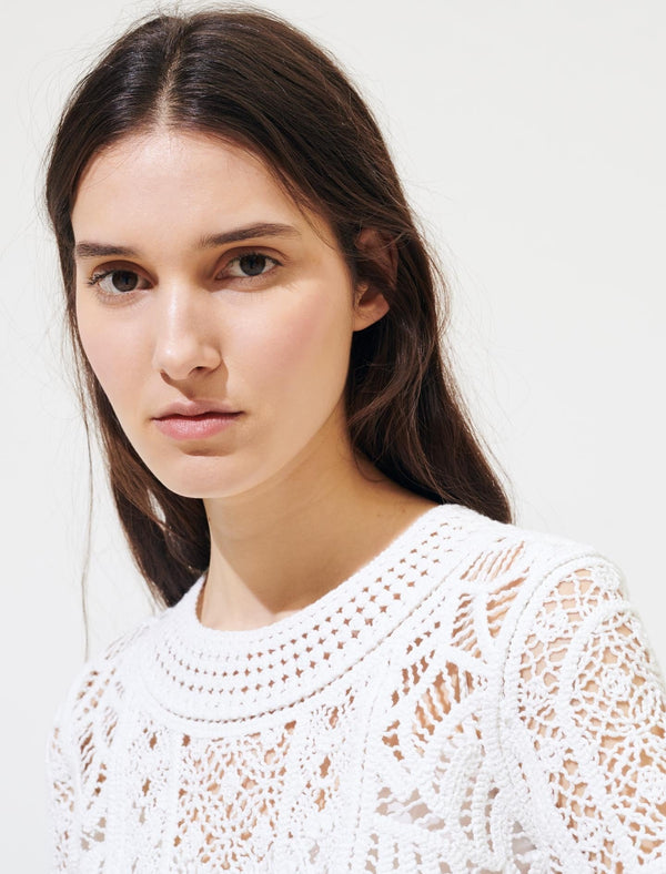 Vestido de verano estilo macramé