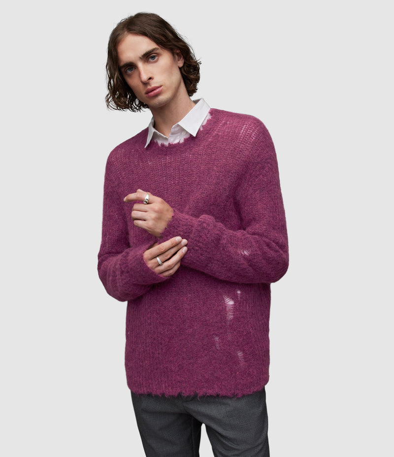 AllSaints | Sweater Bleaker Pink para hombre