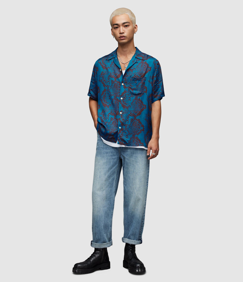 Camisa Munich Azul Medio
