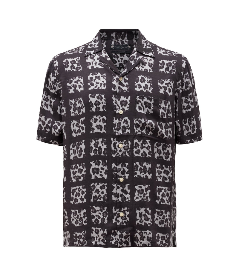 AllSaints | Camisa Cube Negro para hombre