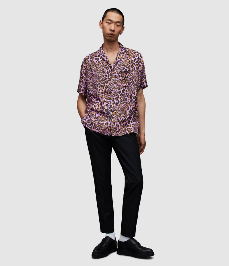 AllSaints | Camisa Leos Fresh Lilac para hombre