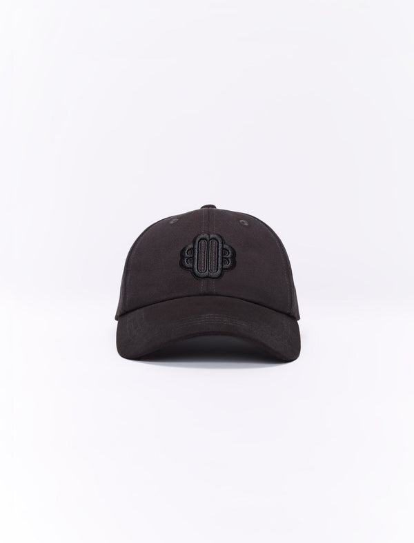 Maje | Gorra de algodón con estampado de trébol para mujer.