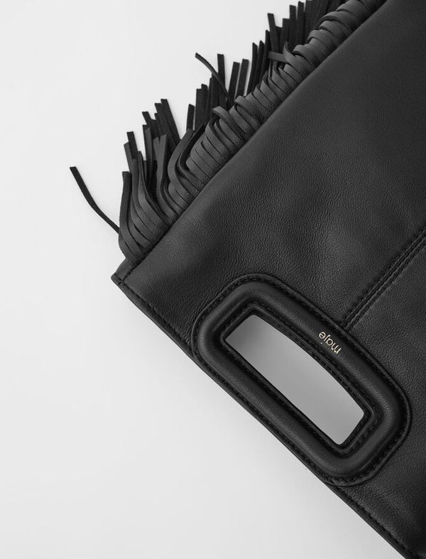 Bolso M de cuero