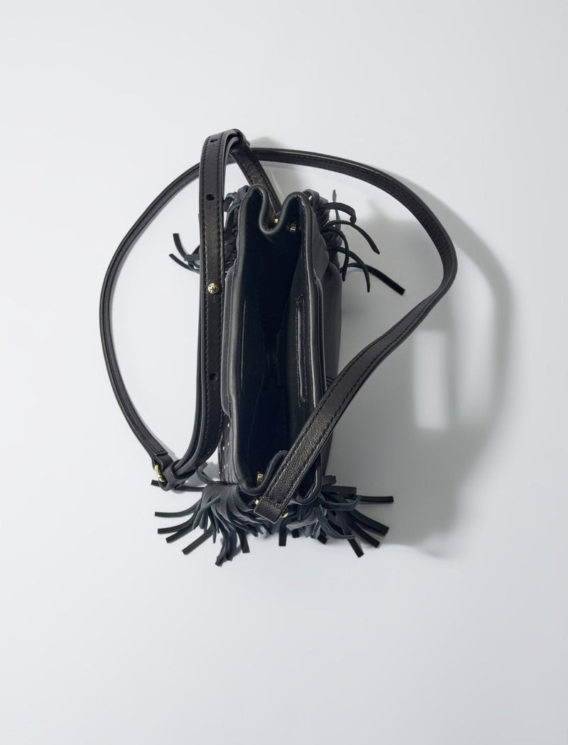 Bolso M mini acolchado y tachuelas