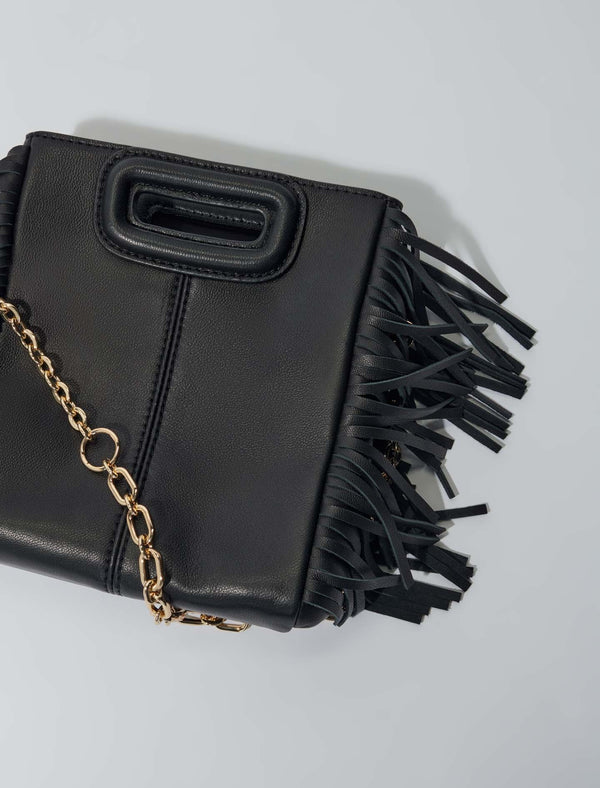 Bolso M mini acolchado y tachuelas
