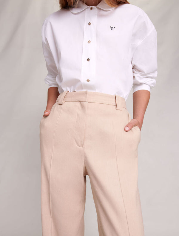 Maje | Pantalón recto para mujer.