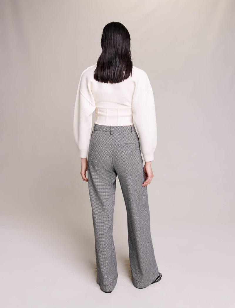 Pantalón de traje ancho