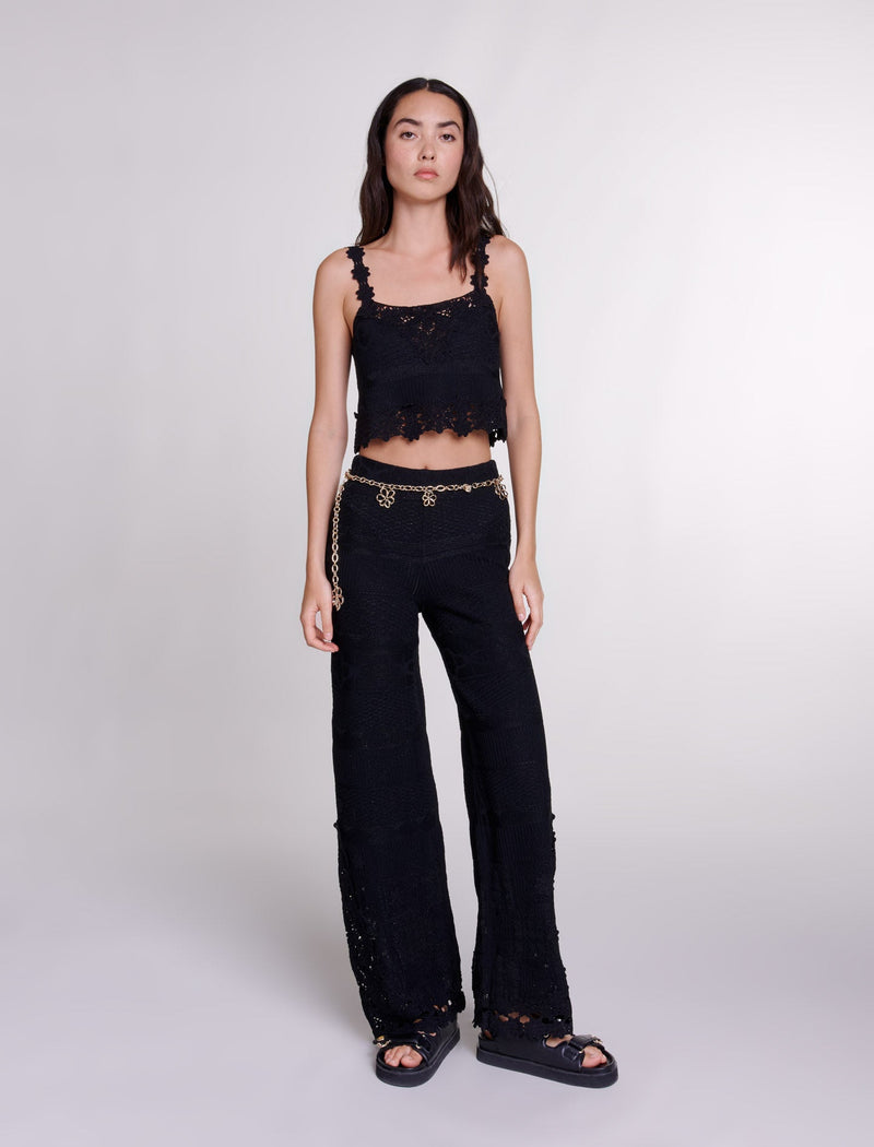 Pantalón de ganchillo