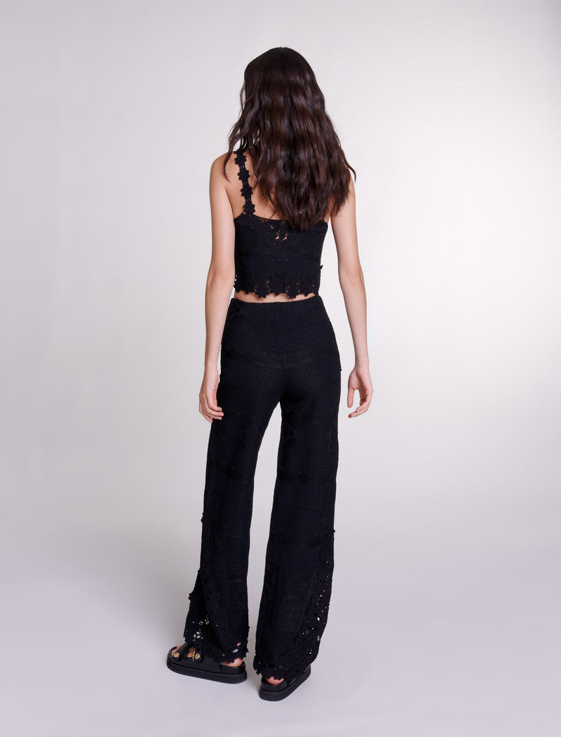 Pantalón de ganchillo