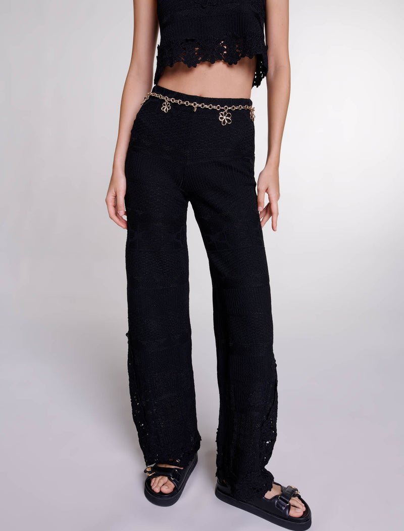 Pantalón de ganchillo