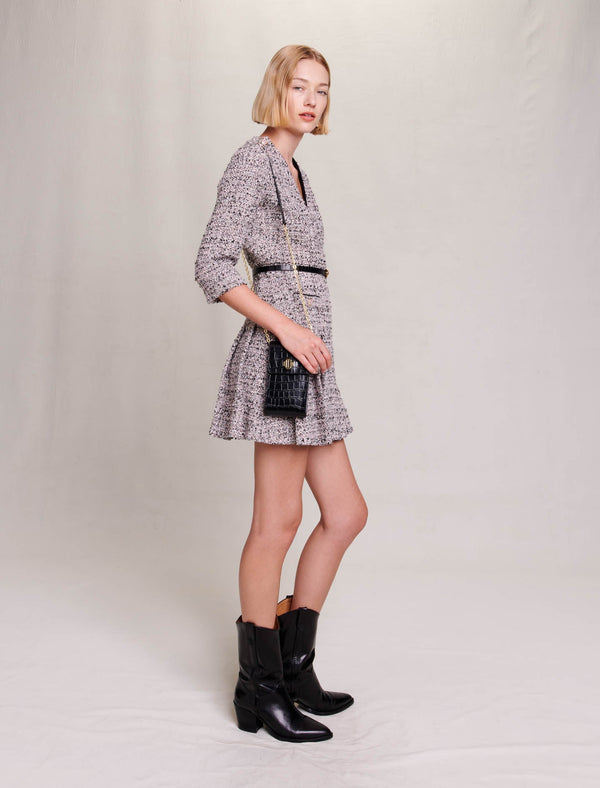 Maje | Vestido corto de tweed para mujer.