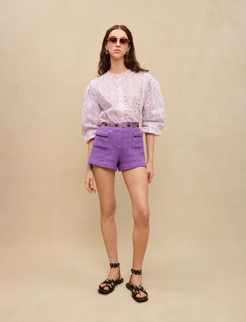 Maje | Short de tweed para mujer.