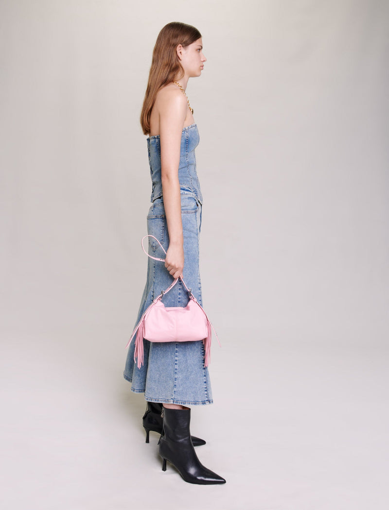 Maje | Bustier de denim para mujer.