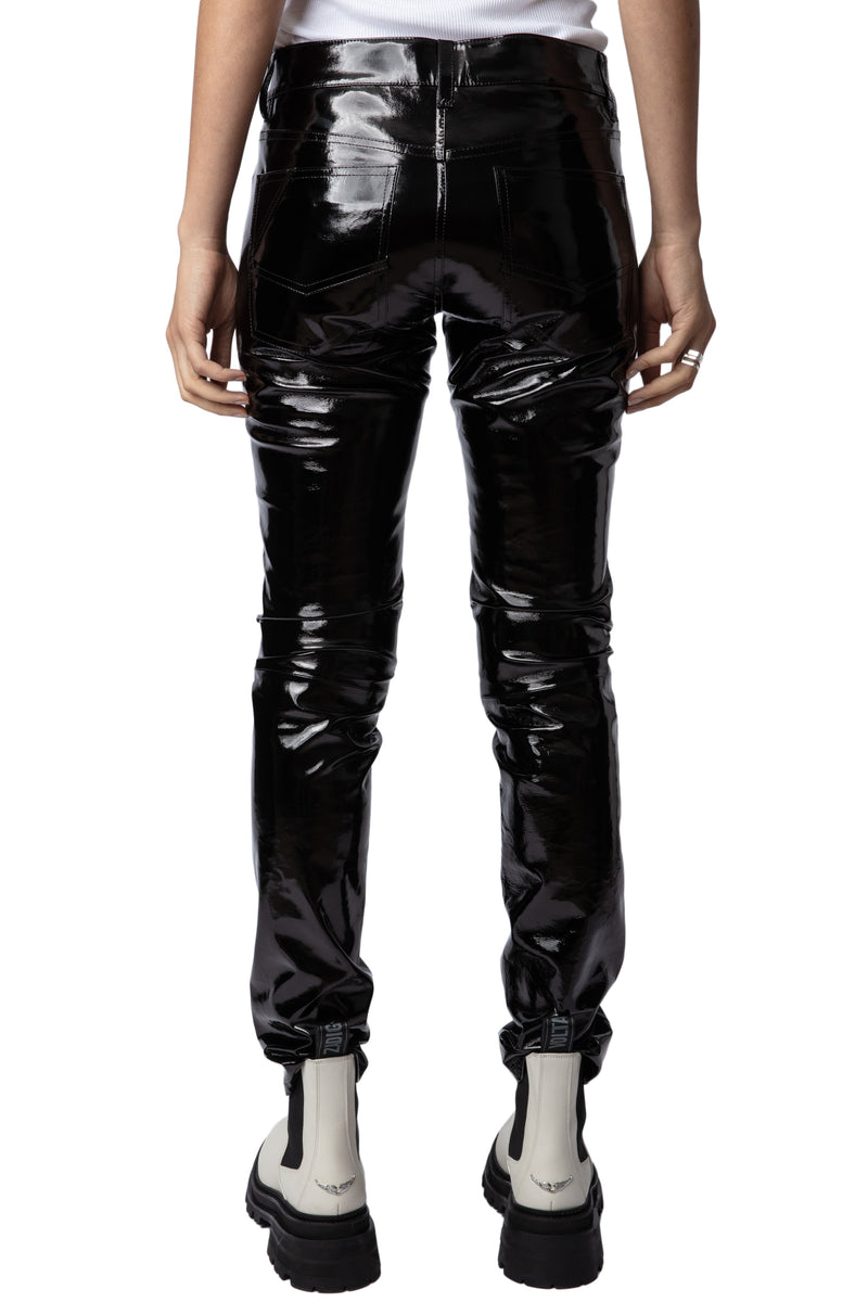 Pantalones Peko Vinyle Negro