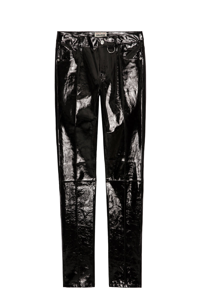 Pantalones Peko Vinyle Negro